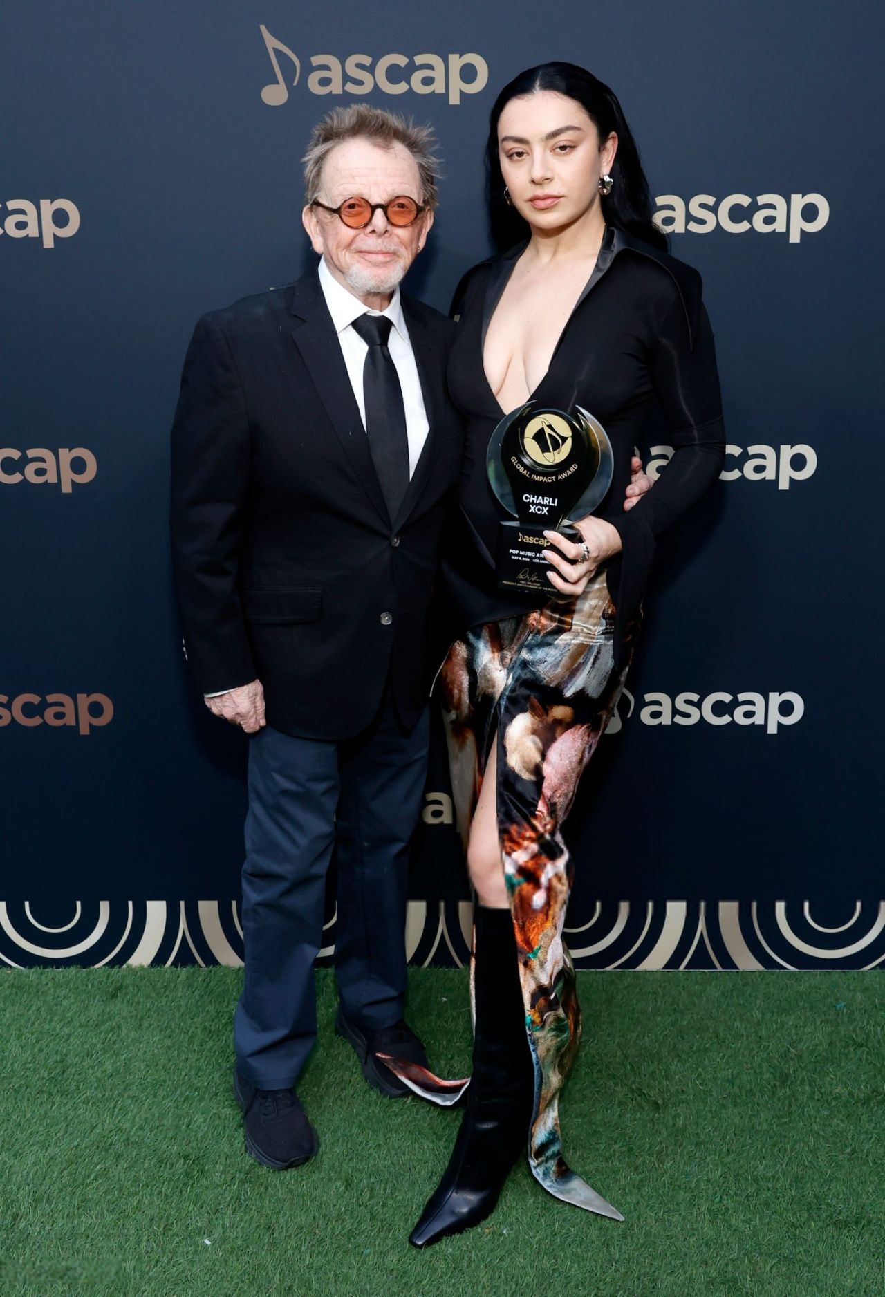 Charli XCX Stills in Mugler Bodysuit at ASCAP Pop Music Awards04